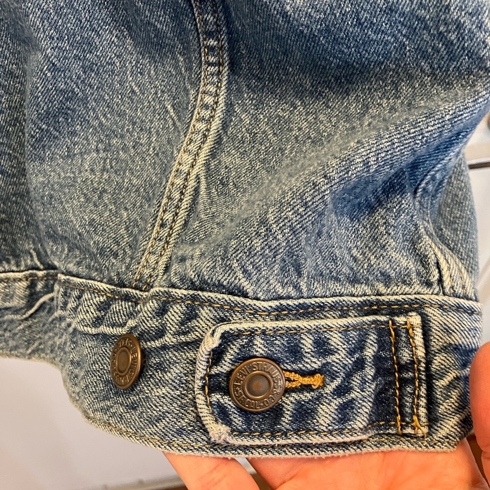 Levi's Dark Blue Denim Jacket  Xsmall - Picture 9 of 12